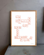 Du er sgu heldig - Kunstplakat