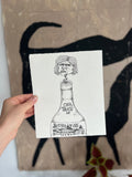 Original tegning | CHATEAU de Bitter Fiss | Anette Zimmerlund