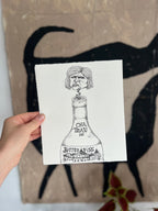 Original tegning | CHATEAU de Bitter Fiss | Anette Zimmerlund