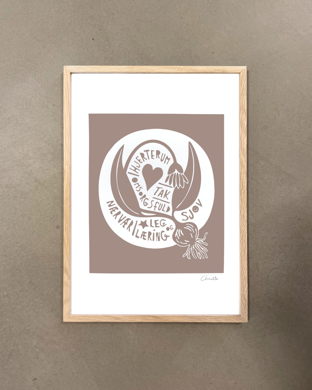 Taknemmelighed - Kunstplakat
