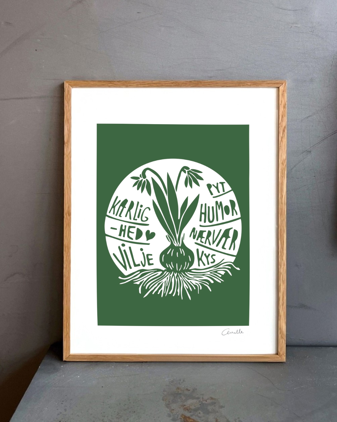 Blomsterløget - Kunstplakat