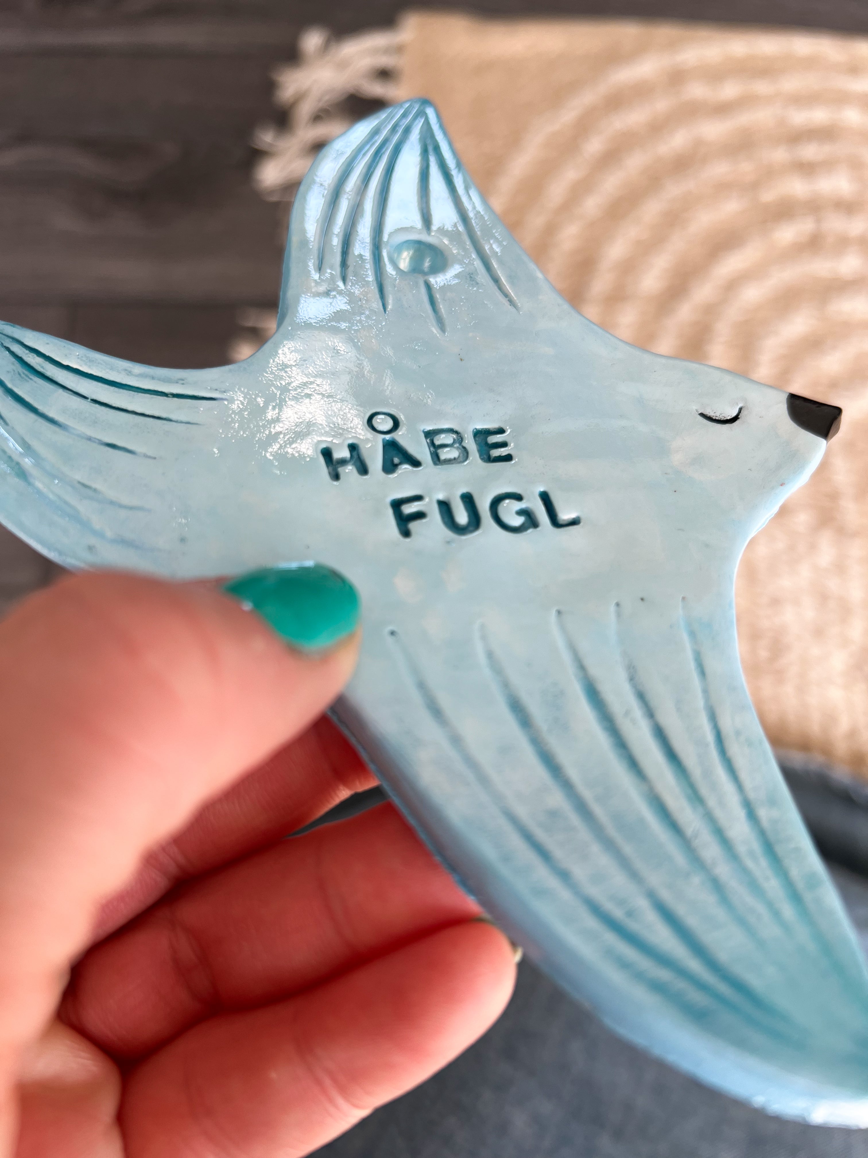 Håbefugl i keramik (uden glimmer)| Anette Zimmerlund
