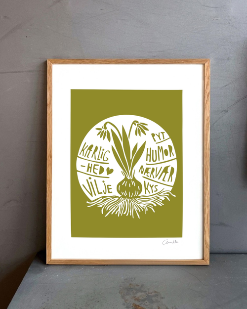 Blomsterløget - Kunstplakat