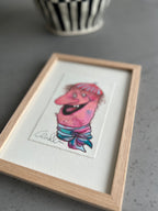 Indrammet maleri | Bonjour Amour | Anette Zimmerlund