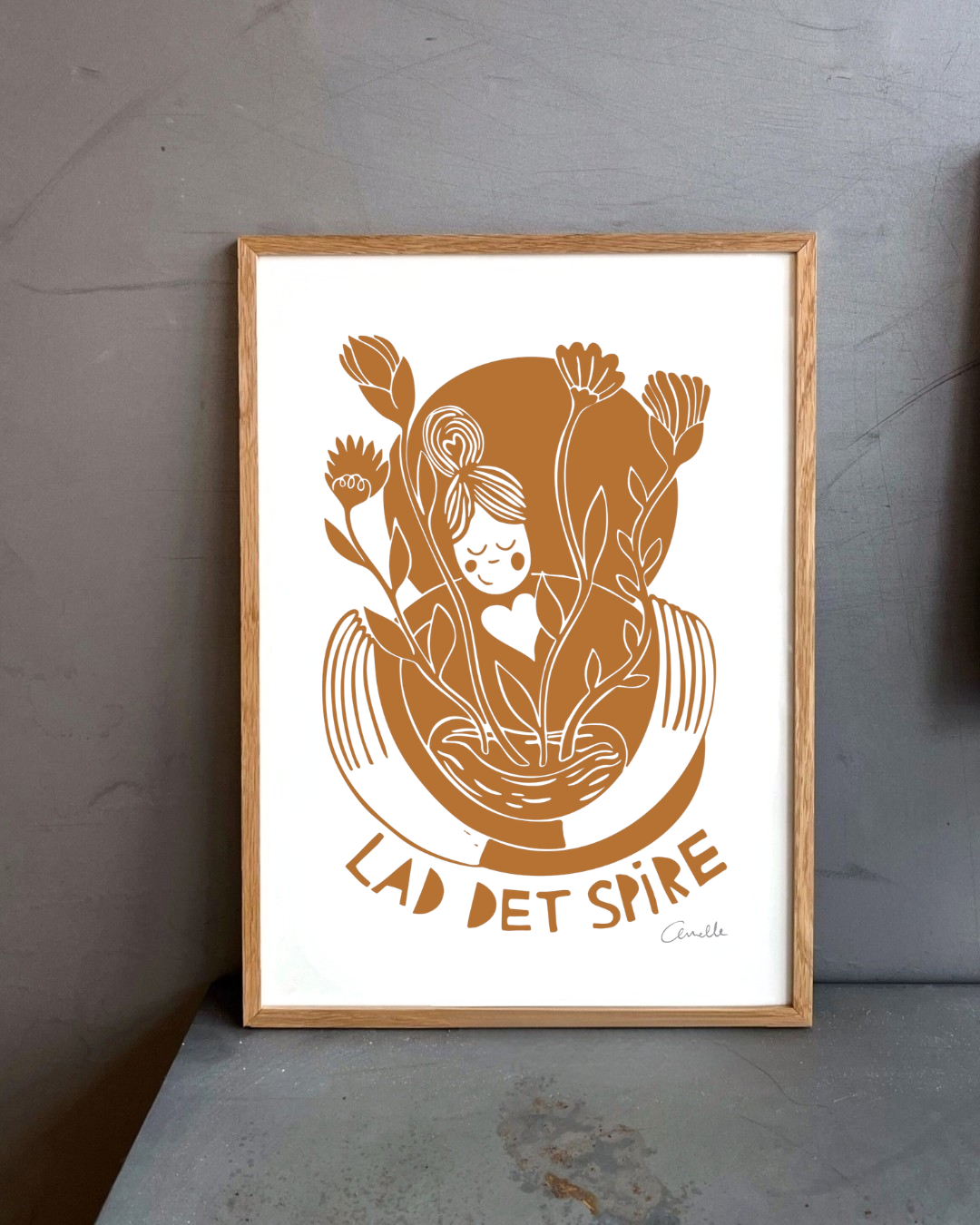 Lad det spire - Kunstplakat