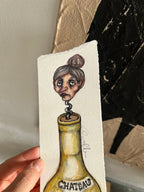 Originalt maleri | CHATEAU de Bitter Fiss | Anette Zimmerlund