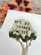 Håndlavet collografi | Det, du vander, vokser no. 2 | Anette Zimmerlund