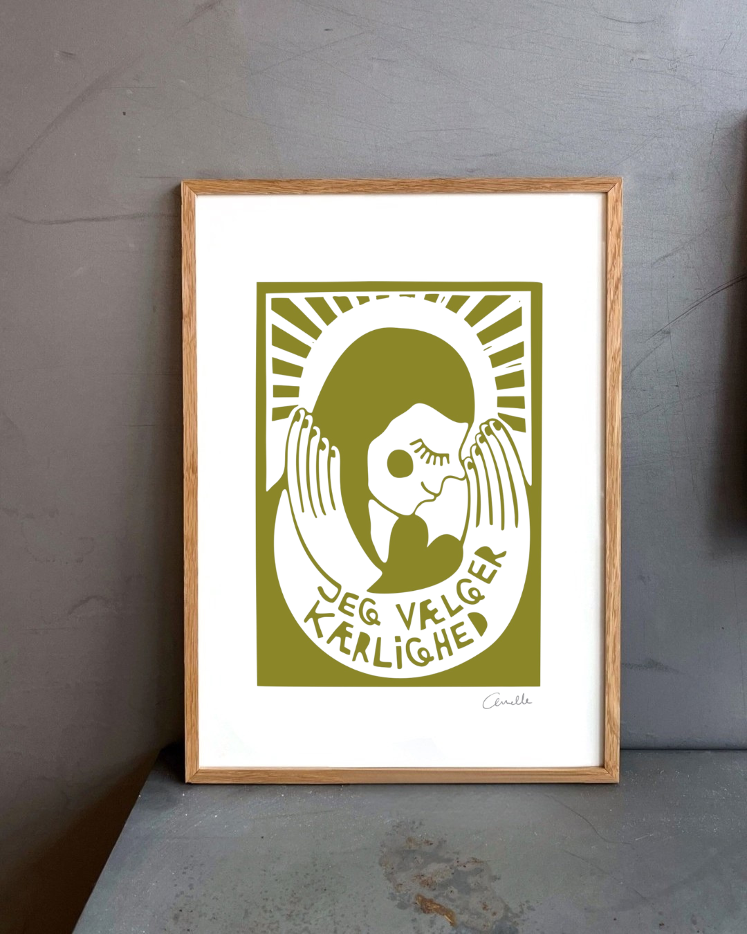 Jeg vælger kærlighed - Kunstplakat