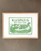 Kaptajn - Kunstplakat