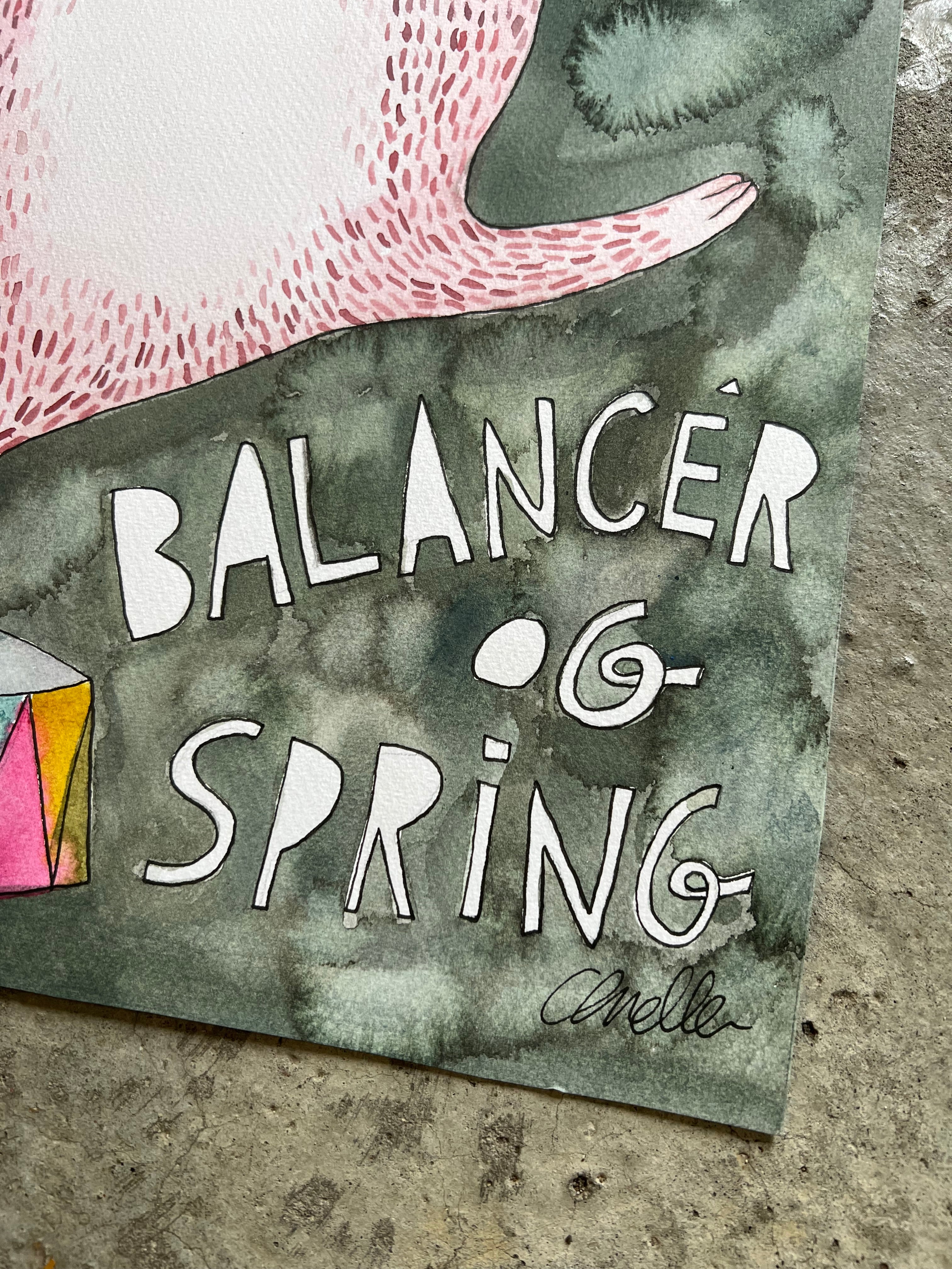 Originalt maleri | Syng, hop, dans | Anette Zimmerlund