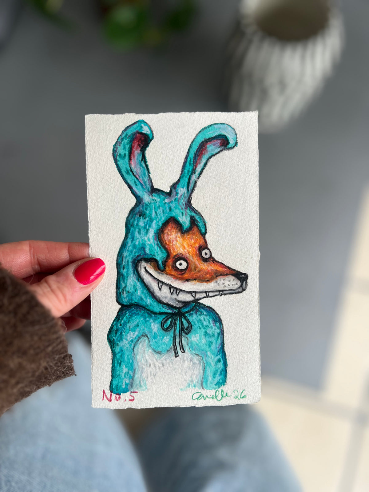 Originalt papirværk | Listesko no. 5 | Anette Zimmerlund