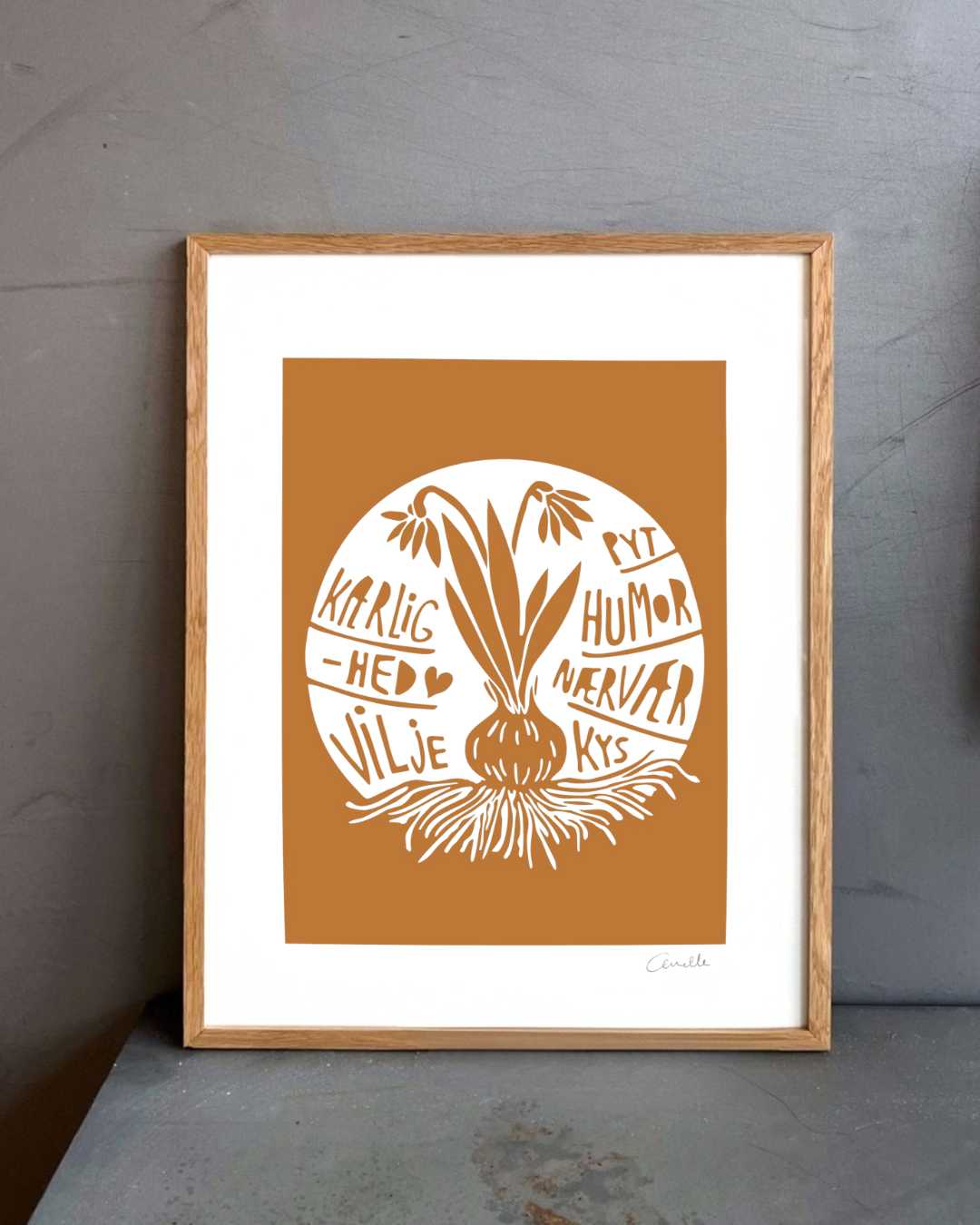 Blomsterløget - Kunstplakat