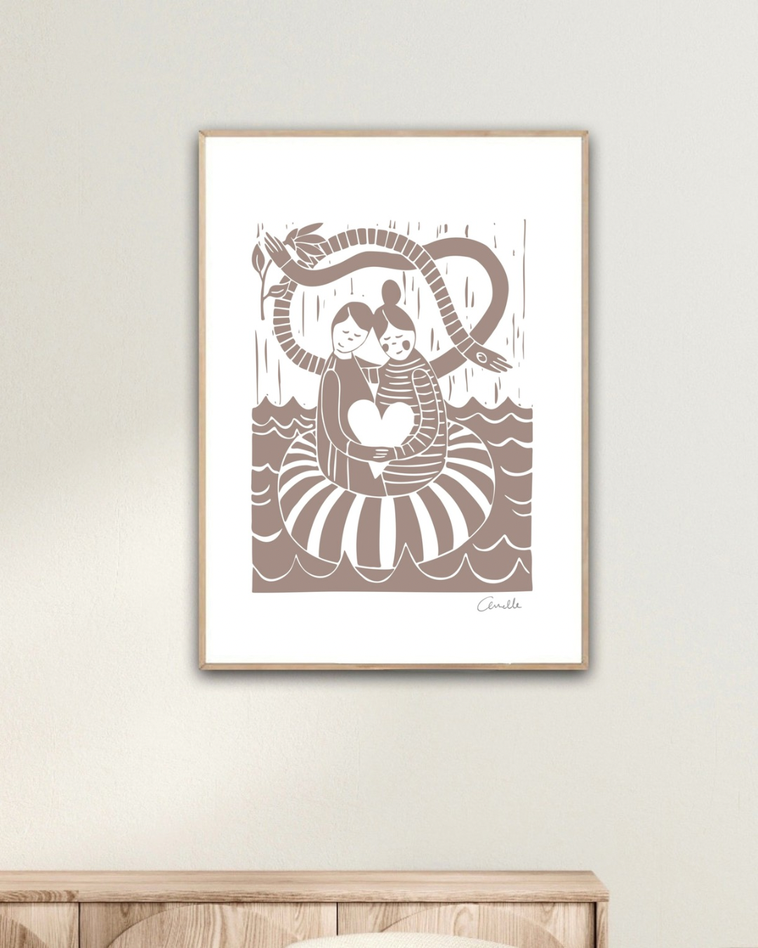 Dig og mig - Kunstplakat