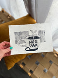 Håndlavet collografi | Nærværskop no. 2 | Anette Zimmerlund