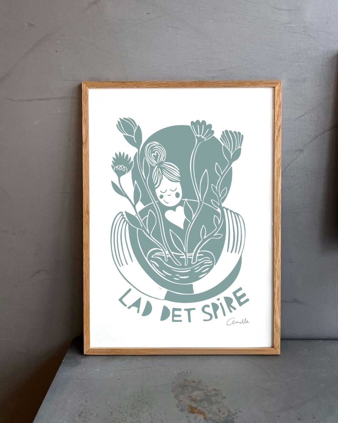 Lad det spire - Kunstplakat