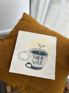 Håndlavet collografi | Nærvær no. 1 | Anette Zimmerlund