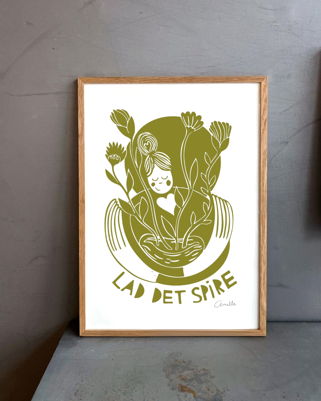 Lad det spire - Kunstplakat