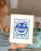 Selv i mørket - Kunstplakat
