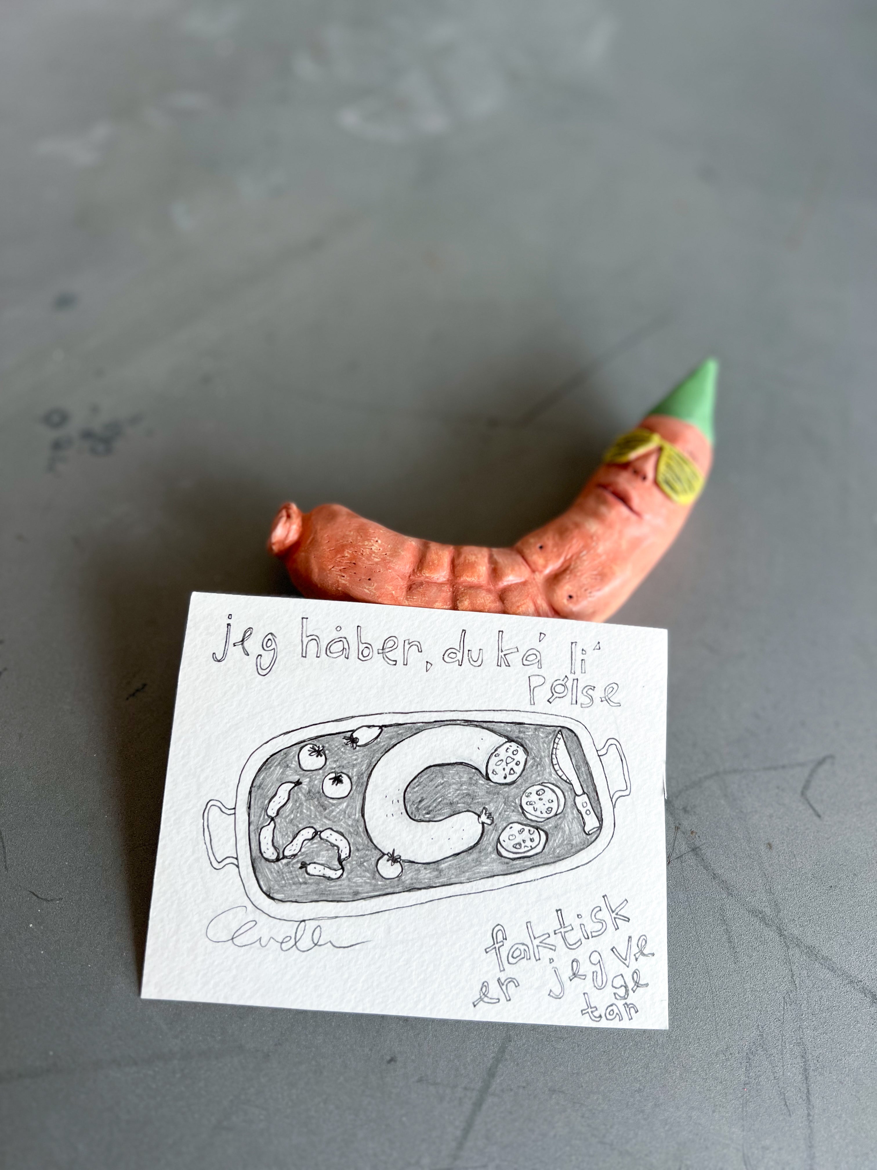 Originalt maleri | Veganer | Anette Zimmerlund