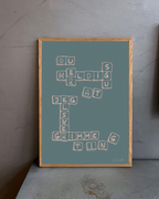 Du er sgu heldig - Kunstplakat