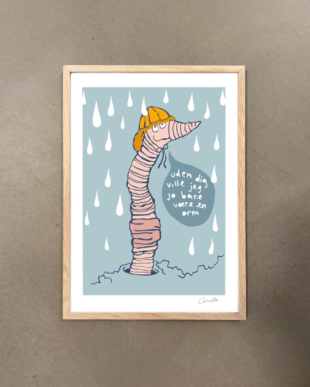 Regnormen - Kunstplakat