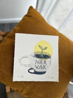Håndlavet collografi | Nærvær no. 3 | Anette Zimmerlund