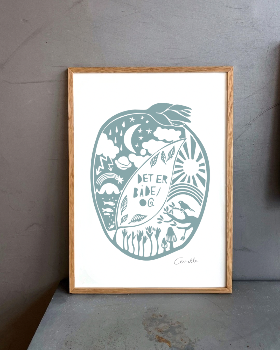 Både og - Kunstplakat