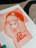 Håndlavet collografi | I'm not special no. 2 | Anette Zimmerlund