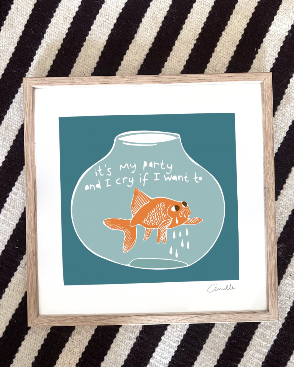 It's my party - Kunstplakat