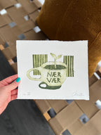 Håndlavet collografi | Nærværskop no. 3 | Anette Zimmerlund