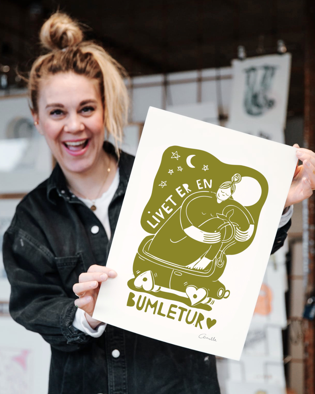 Bumletur - Kunstplakat