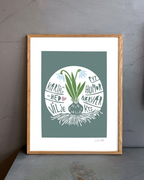 Blomsterløget - Kunstplakat