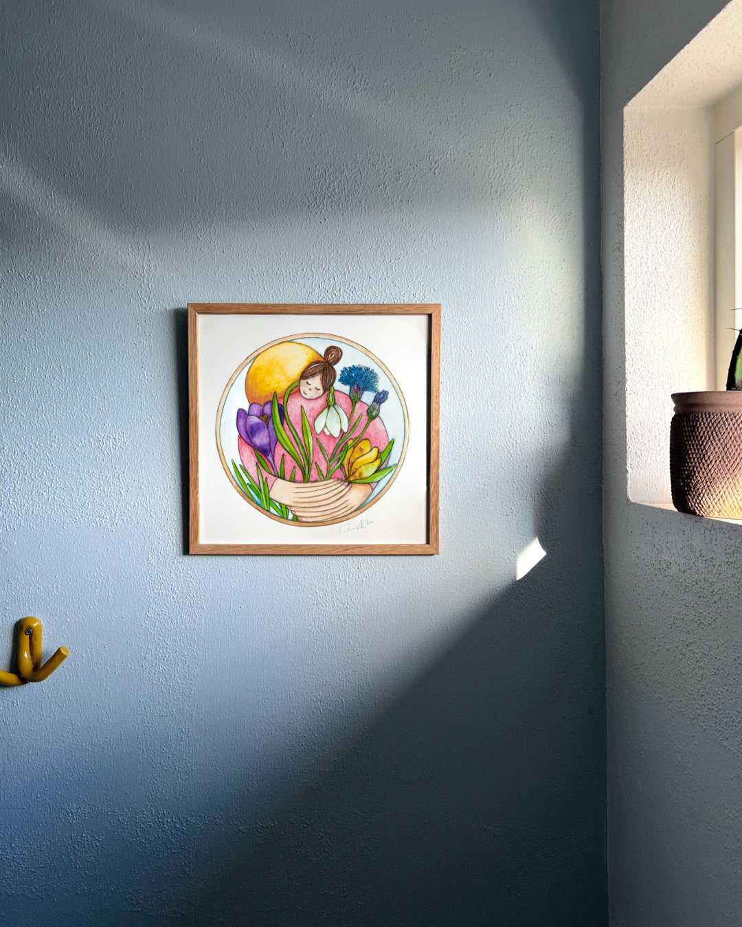 Forårsdamen - Kunstplakat | Anette Zimmerlund