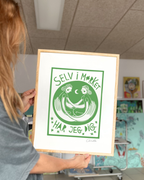 Selv i mørket - Kunstplakat