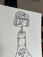 Original tegning | CHATEAU de Bitter Fiss | Anette Zimmerlund