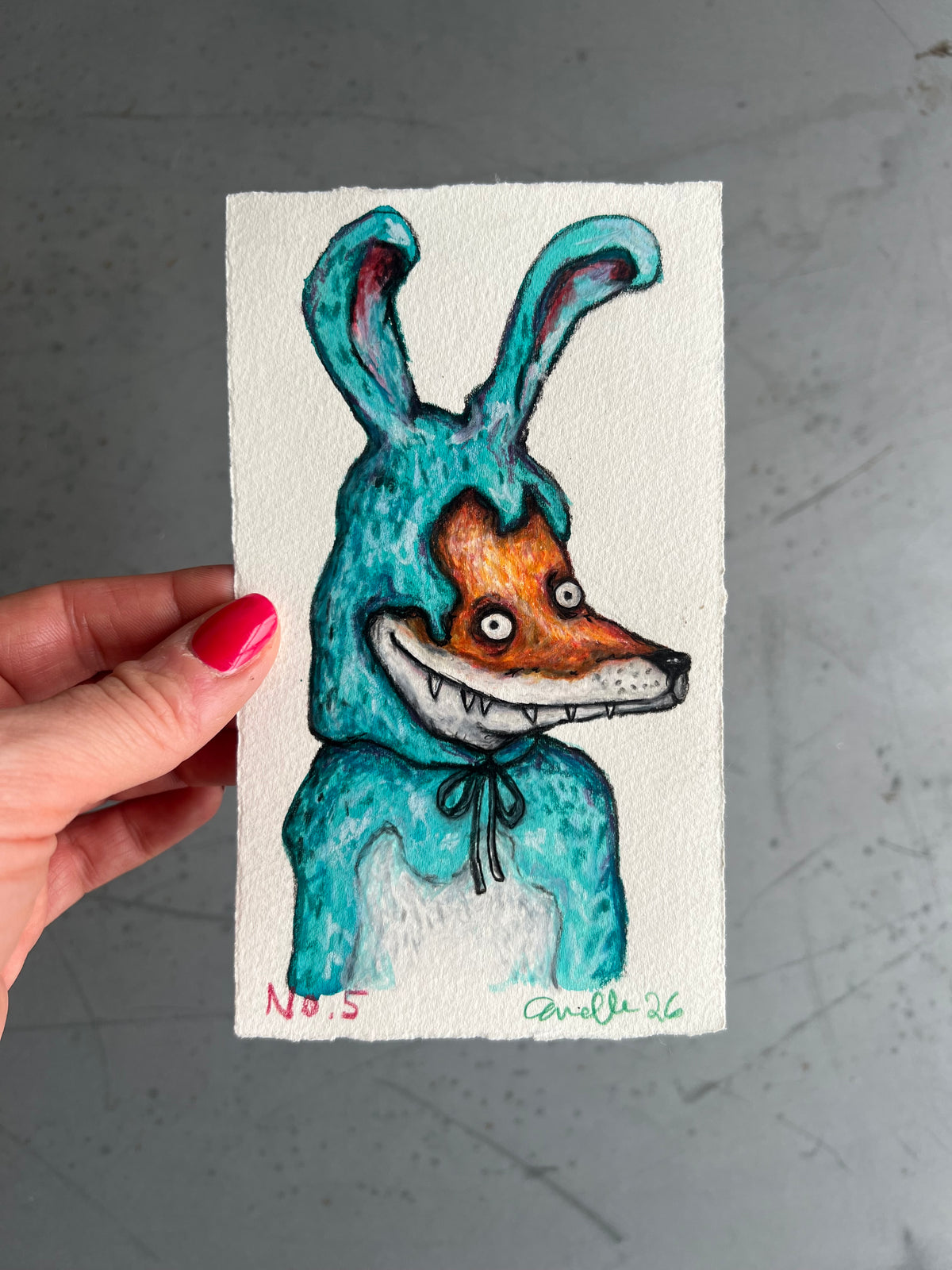 Originalt papirværk | Listesko no. 5 | Anette Zimmerlund