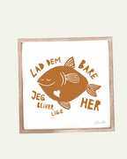 Lad dem bare - Kunstplakat