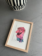 Indrammet maleri | Bonjour Amour | Anette Zimmerlund