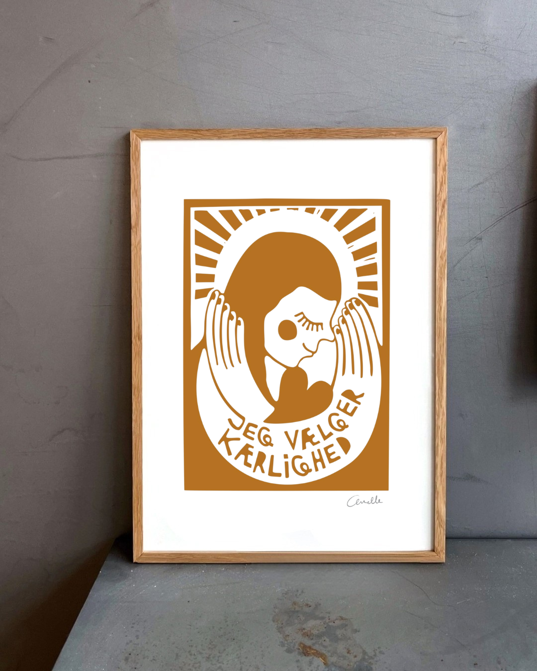 Jeg vælger kærlighed - Kunstplakat