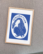 Du må gerne fylde - Kunstplakat