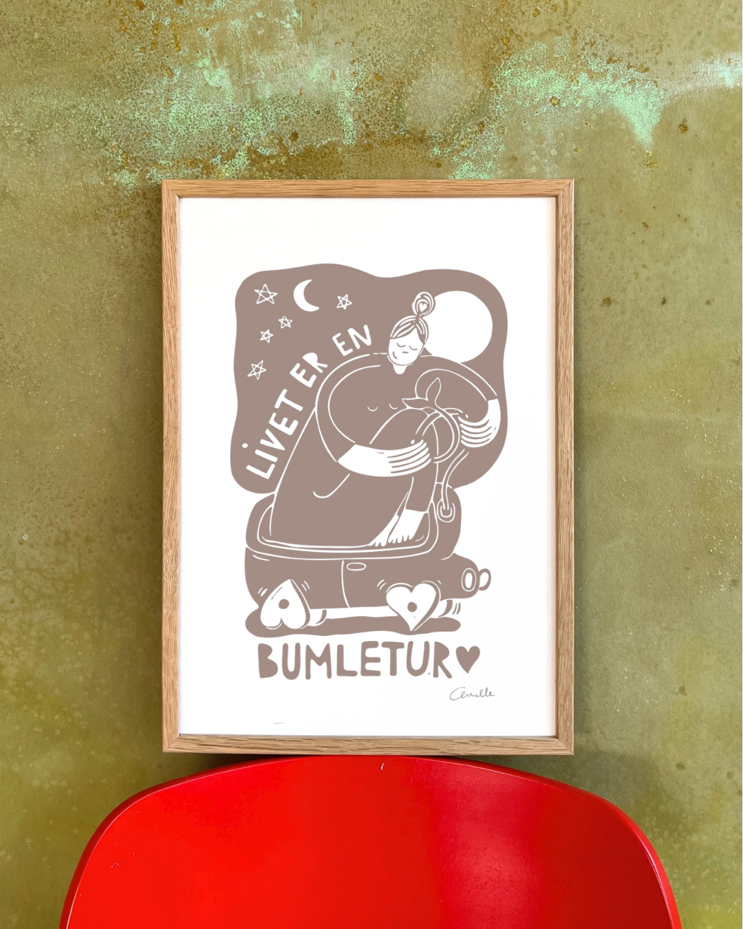 Bumletur - Kunstplakat