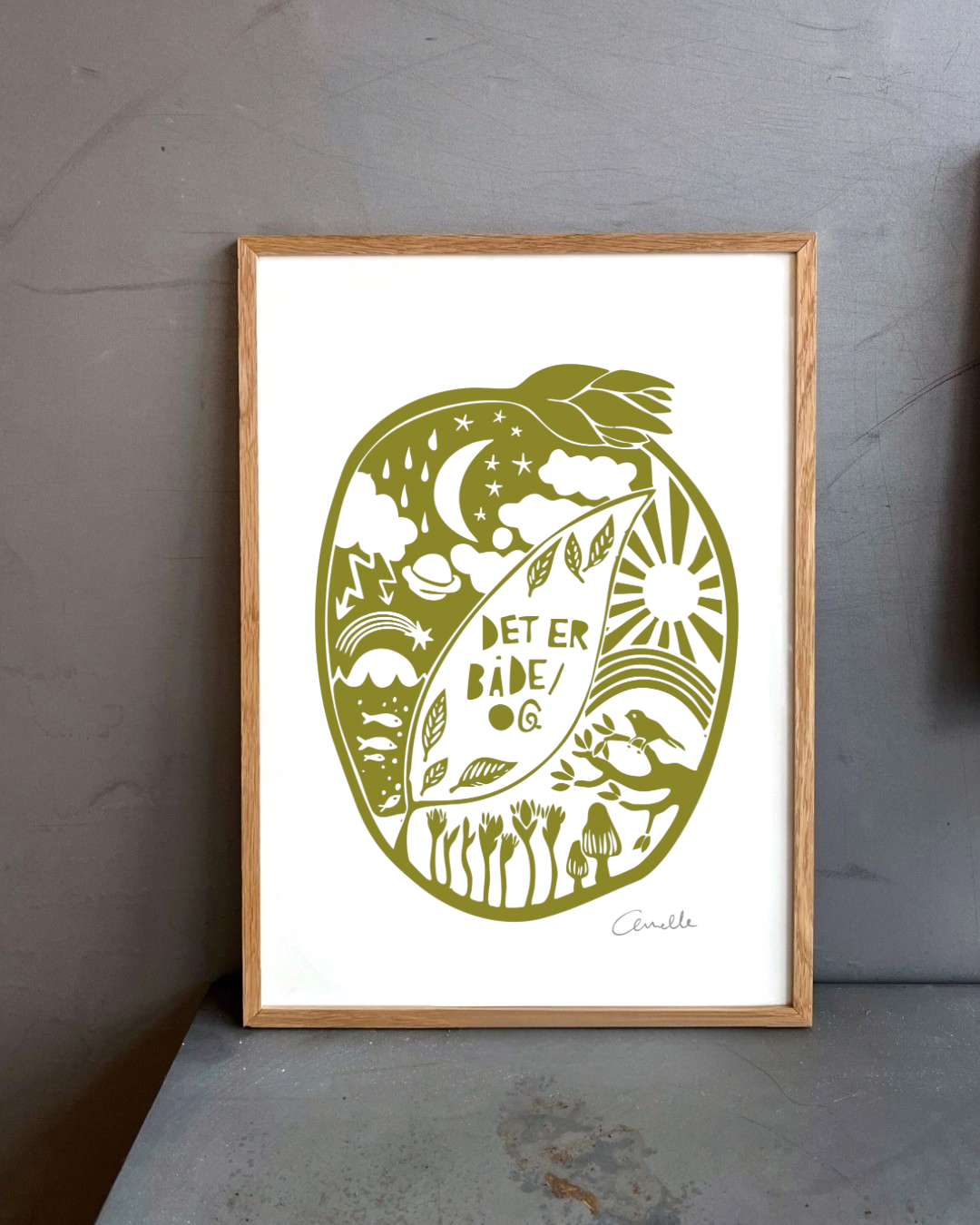 Både og - Kunstplakat