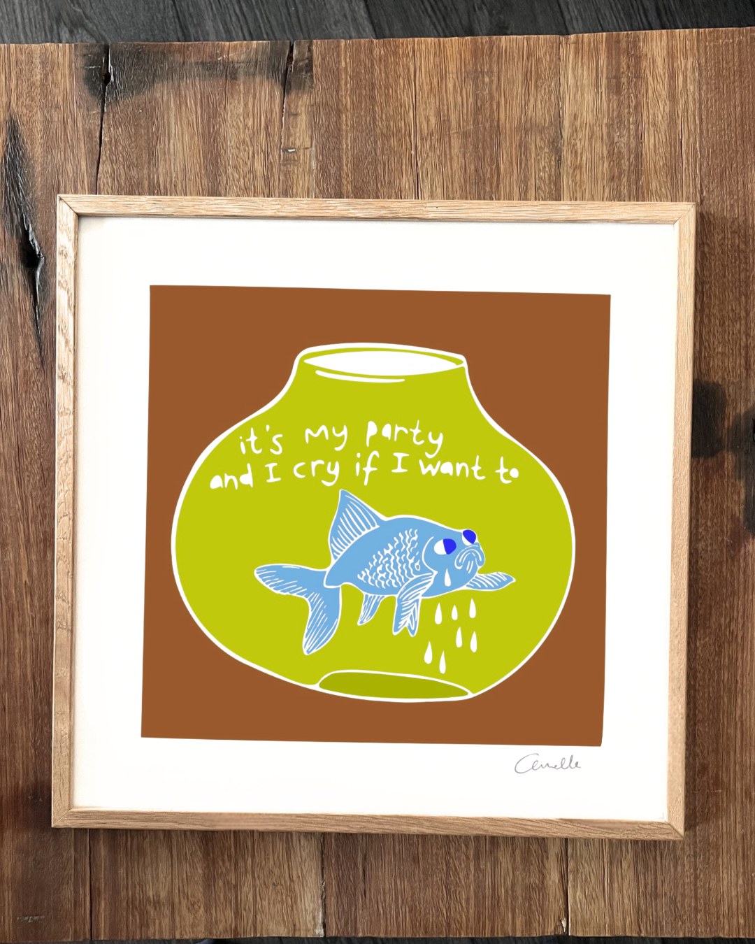 It's my party - Kunstplakat