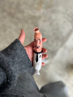 Partypølse Tuxedo || Håndlavet Keramik | Zimmerlund Kunst