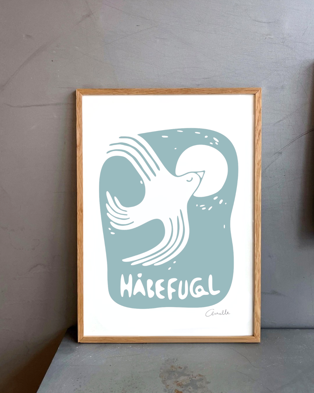 Håbefugl - Kunstplakat