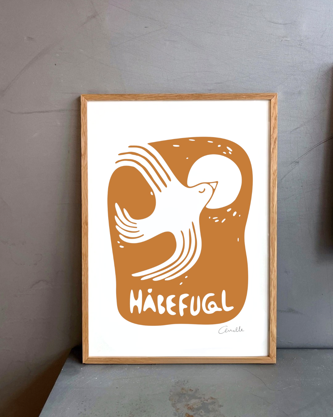 Håbefugl - Kunstplakat