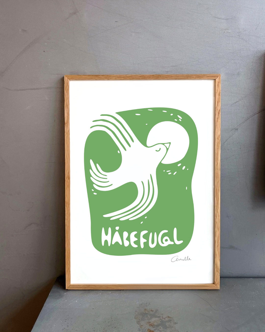 Håbefugl - Kunstplakat