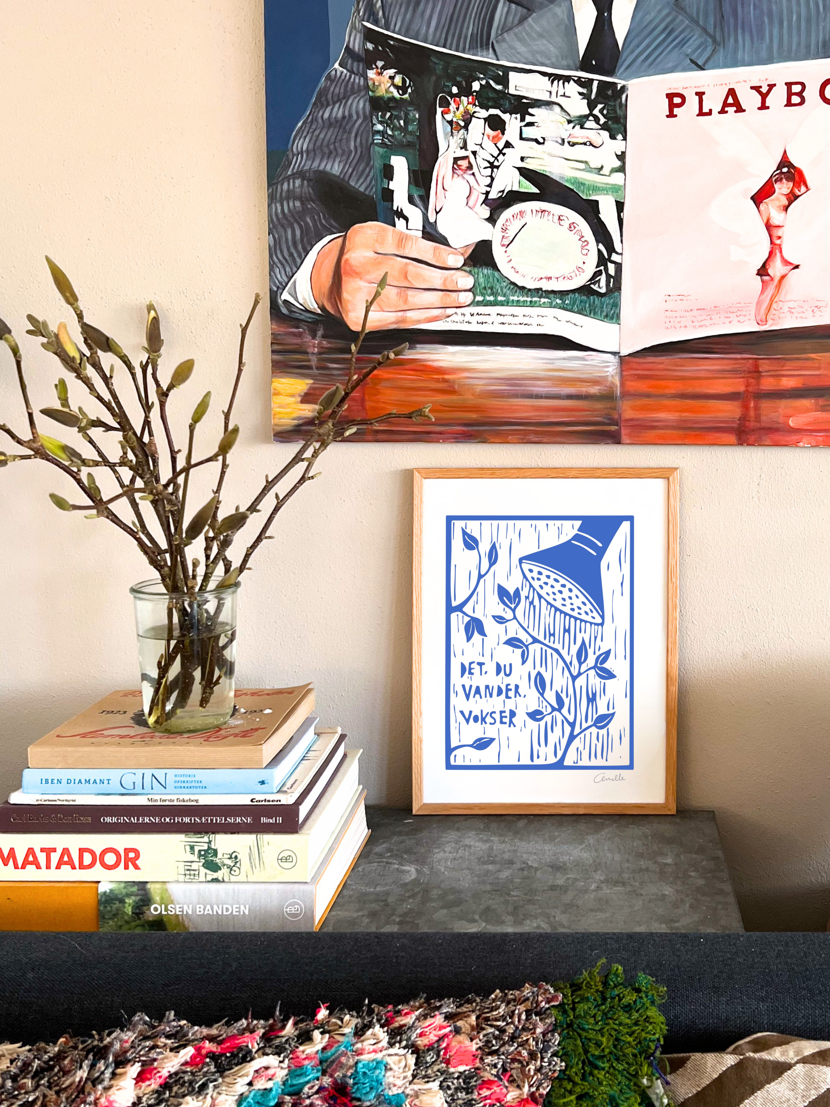 Det du vander vokser - Kunstplakat