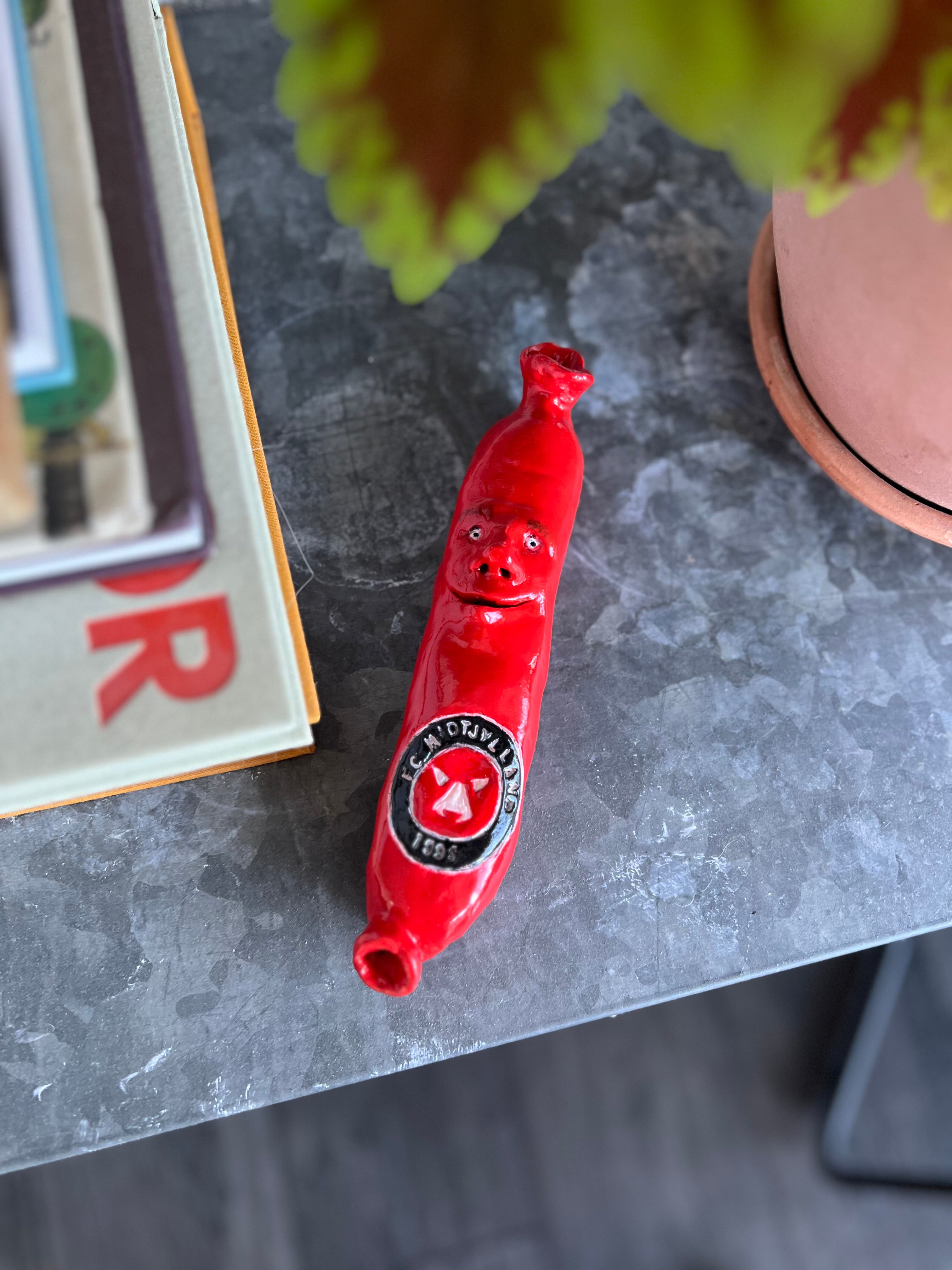 Partypølse || Håndlavet Keramik – FCM fan | Zimmerlund Kunst