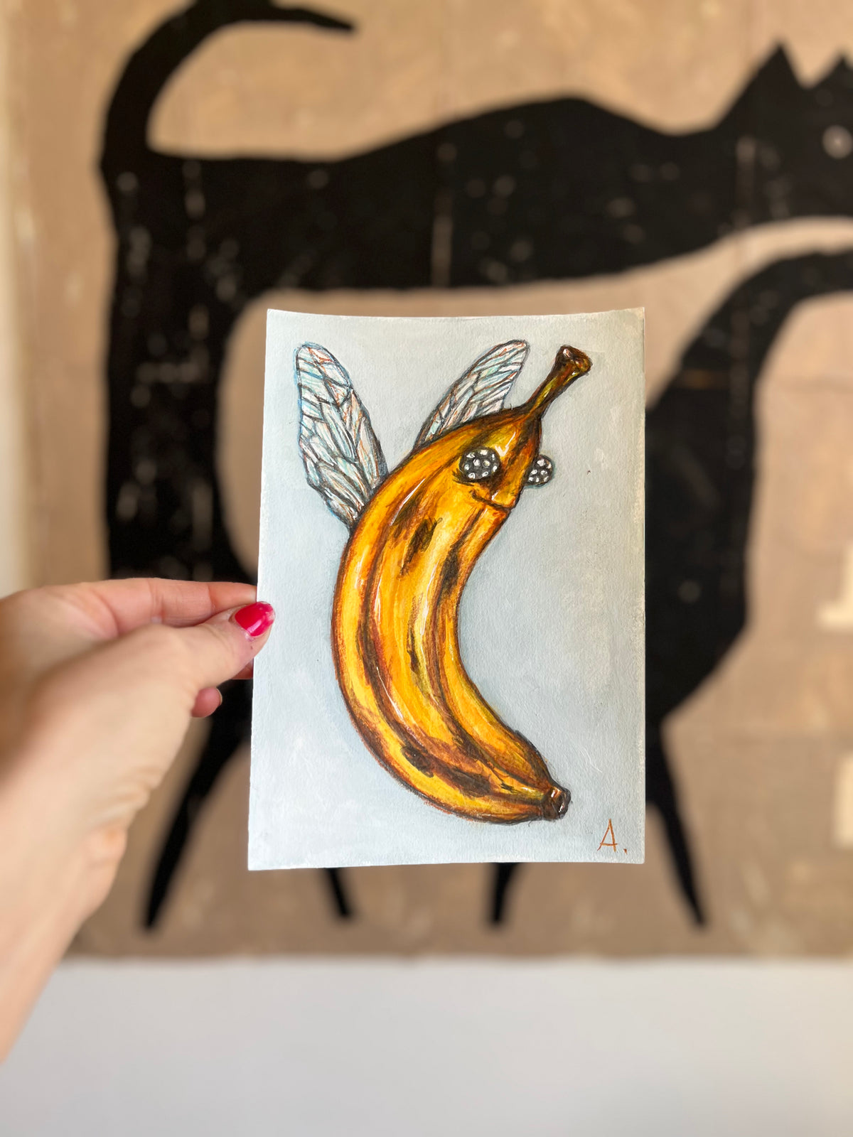 Originalt papirværk | Bananflue